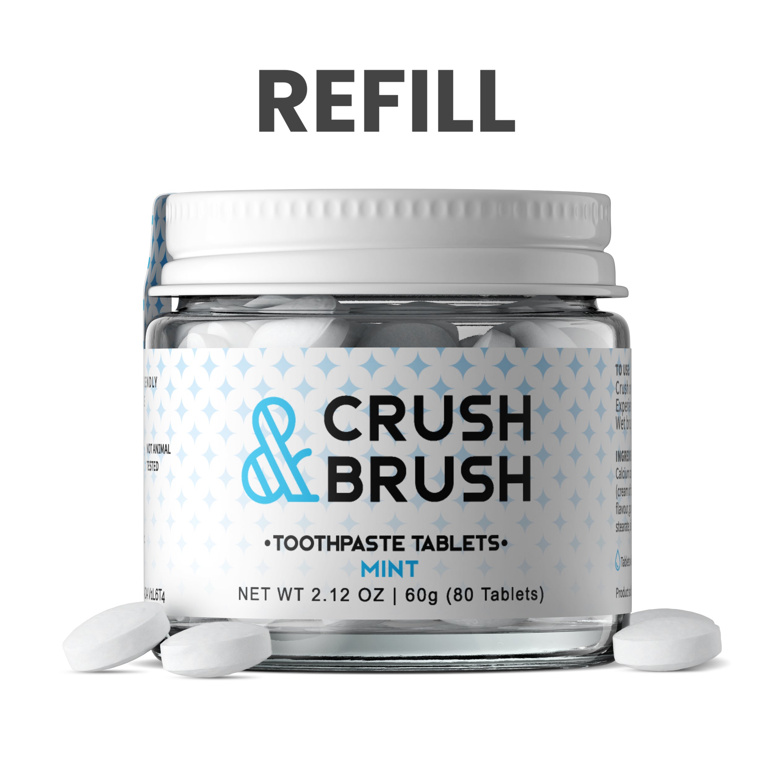 Crush & Brush Refills toothpaste