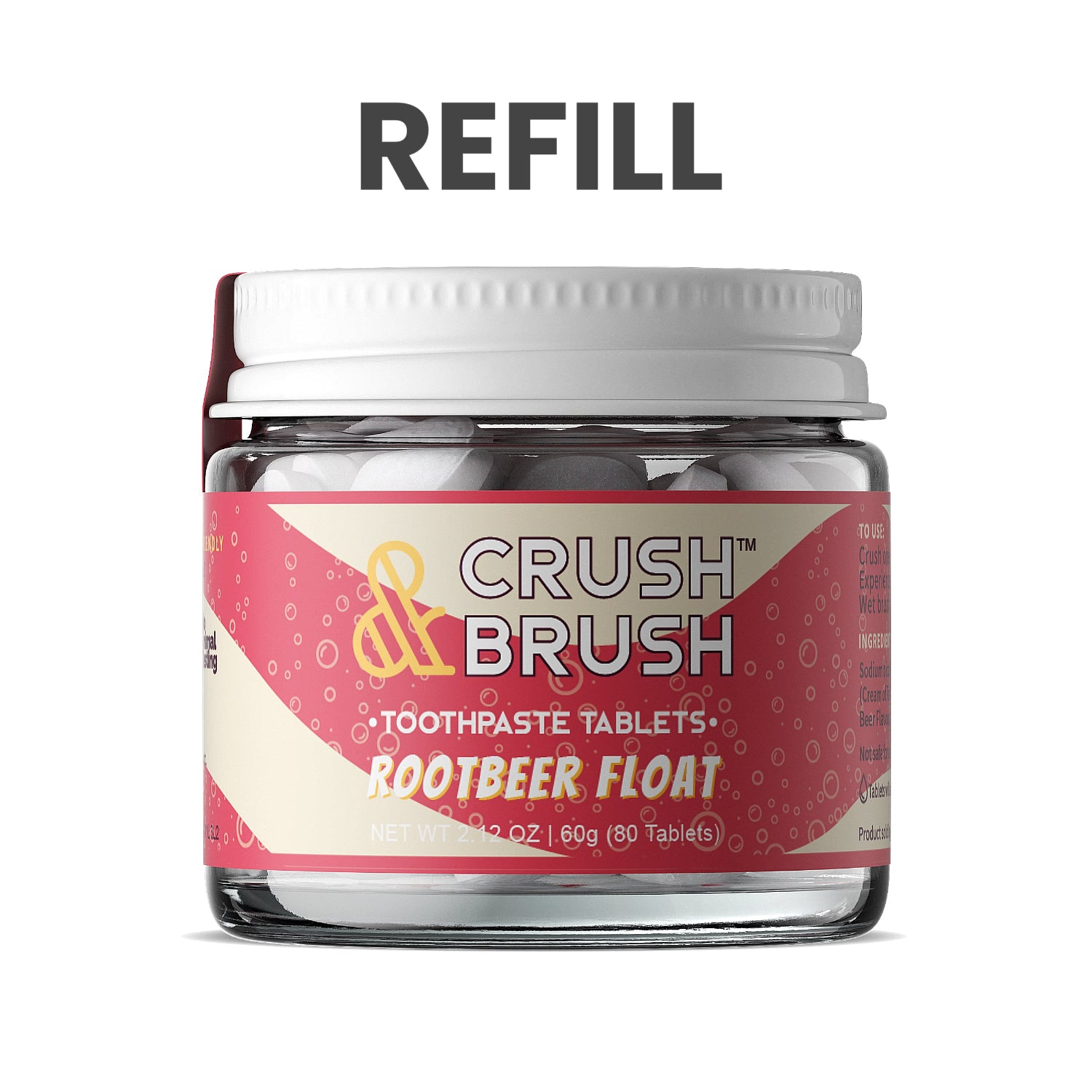Crush & Brush Refills toothpaste