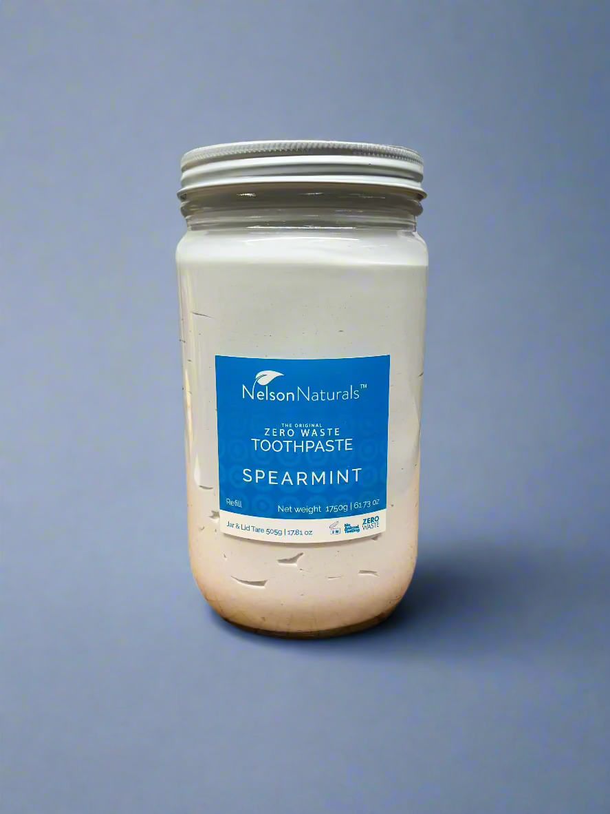 Bulk refill spearmint toothpaste