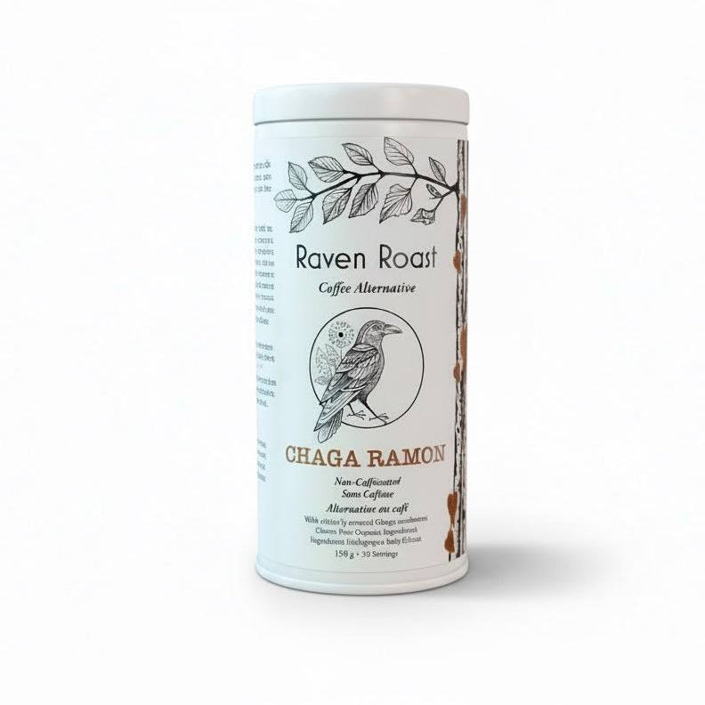 Raven Roast Chaga Ramon (non-caffeinated) 150g - WHOLESALE Coffee Alternative - nelsonnaturals remineralizing toothpaste