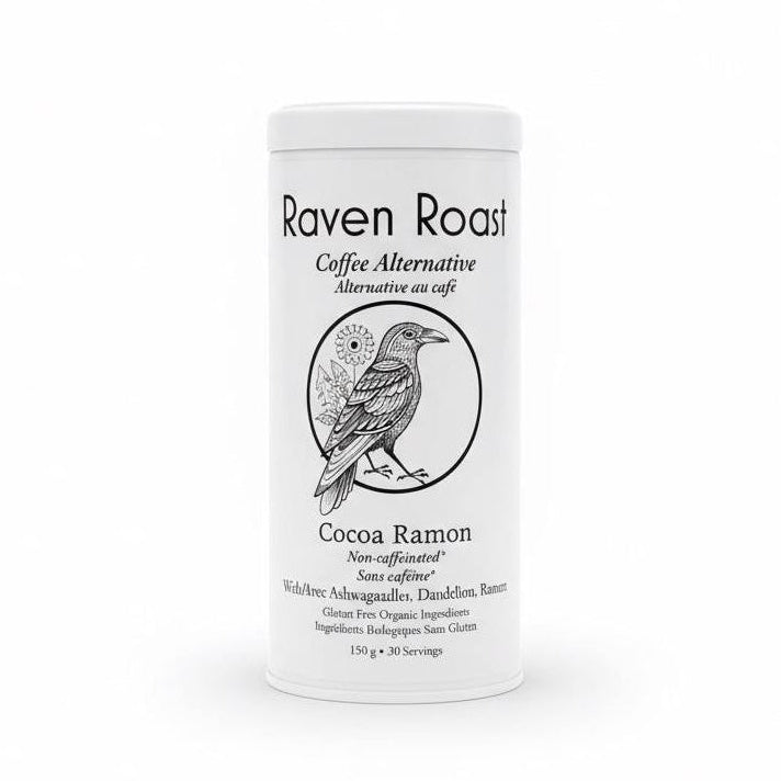 Raven Roast Cocoa Ramon (non-caffeinated) 150g - WHOLESALE Coffee Alternative - nelsonnaturals remineralizing toothpaste