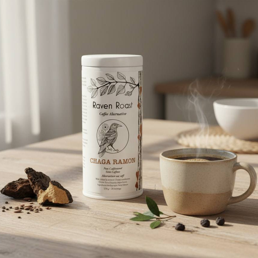 Raven Roast Chaga Ramon (non-caffeinated) Coffee Alternative - nelsonnaturals remineralizing toothpaste