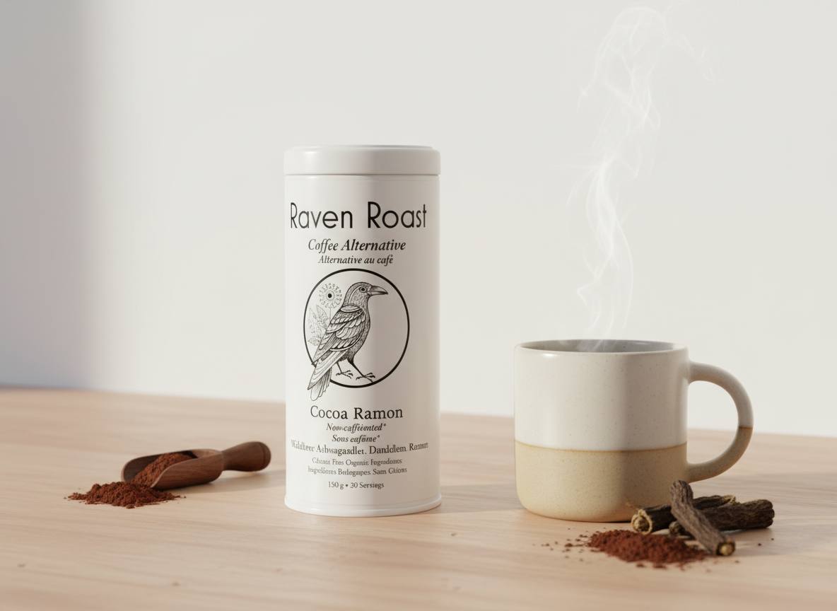 Raven Roast Cocoa Ramon (non-caffeinated) 150g Coffee Alternative - nelsonnaturals remineralizing toothpaste