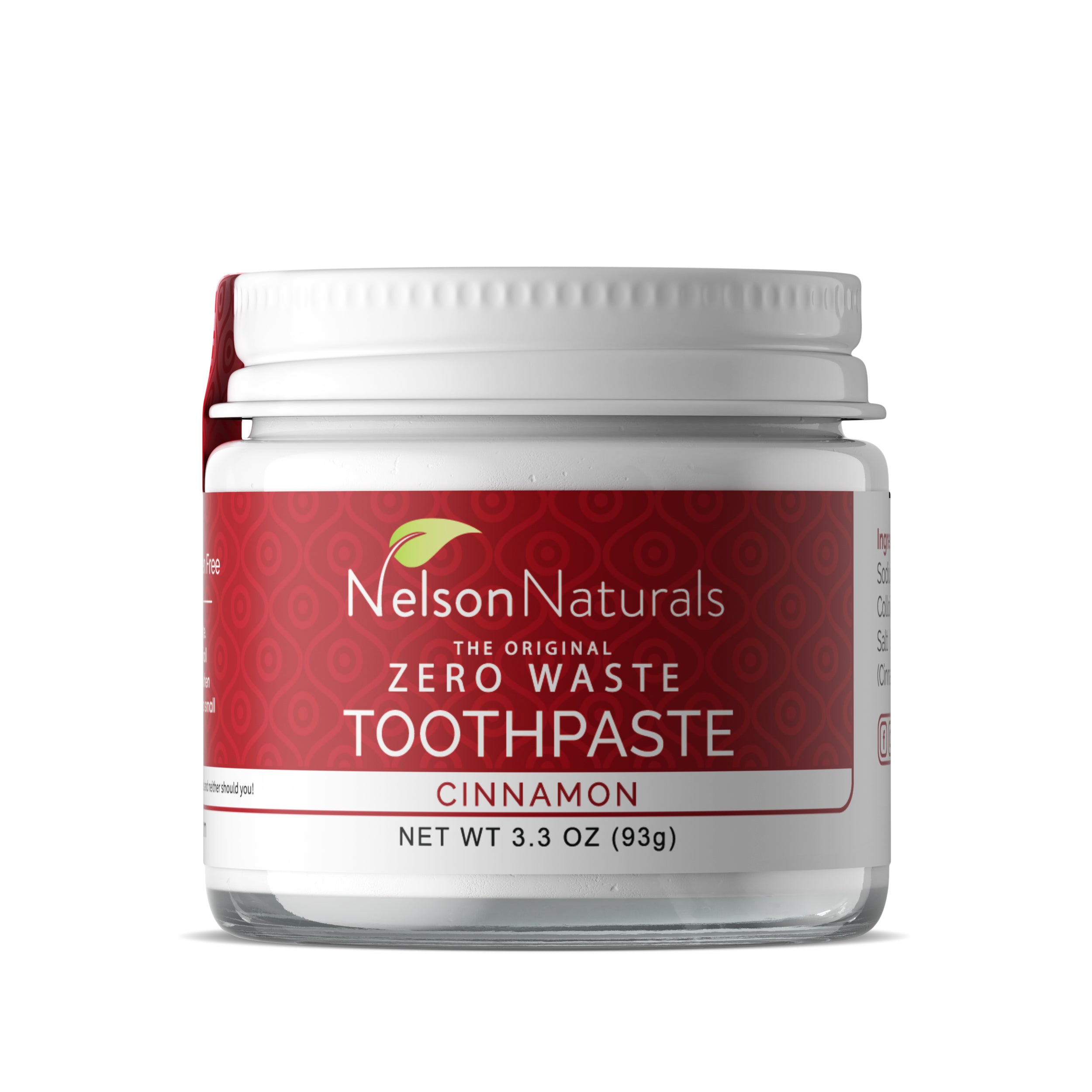 Cinnamon 93g (Limited Edition) Toothpaste - nelsonnaturals remineralizing toothpaste