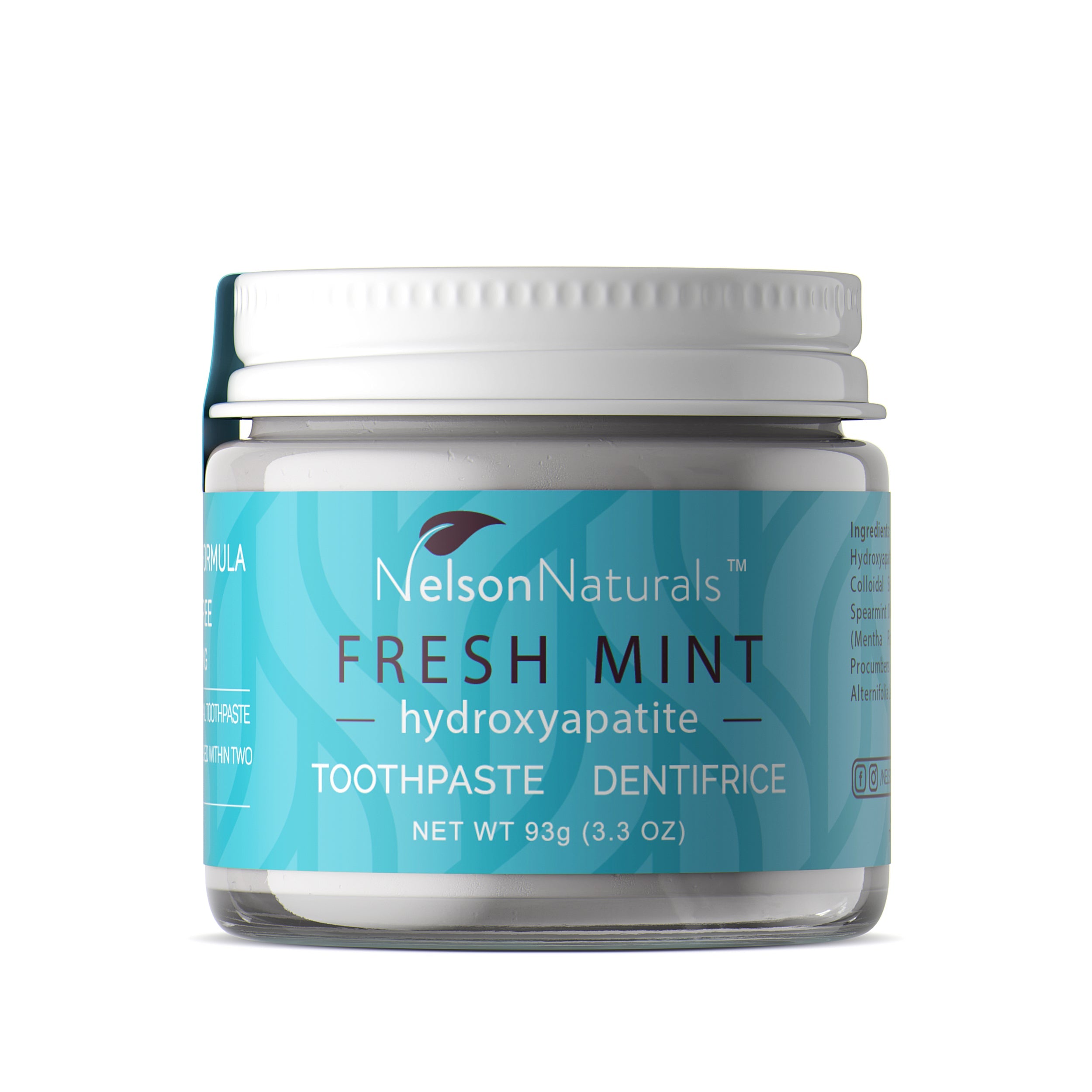 Fresh Mint w/hydroxyapatite 93g- WHOLESALE  - nelsonnaturals remineralizing toothpaste