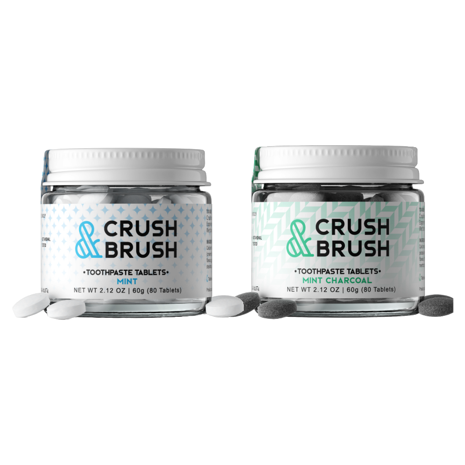 Crush & Brush Duo Toothpaste - nelsonnaturals remineralizing toothpaste