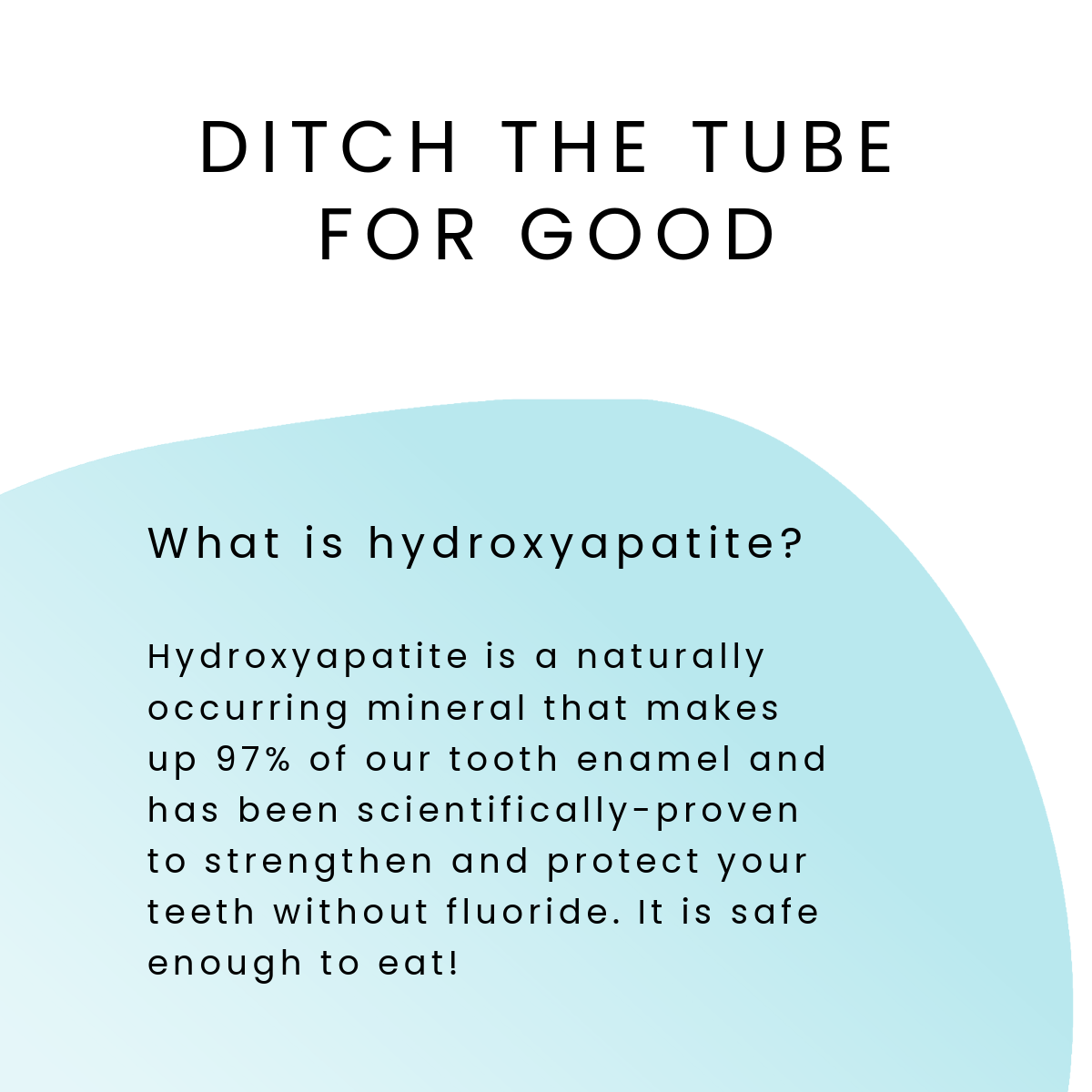 Fresh Mint hydroxyapatite toothpaste