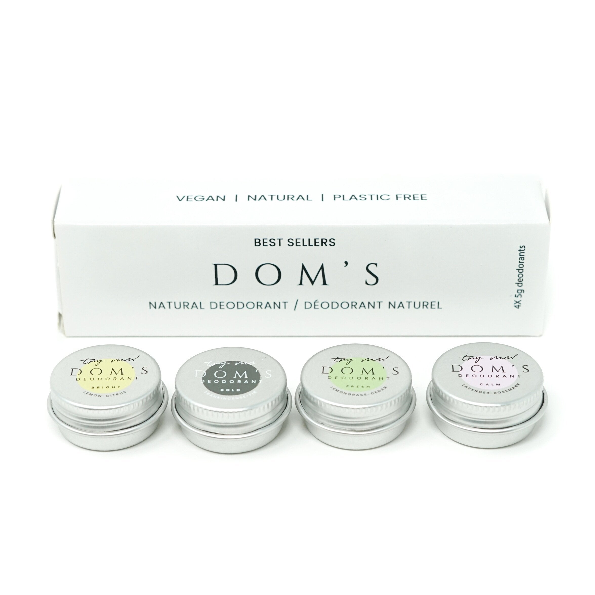 Dom's Deodorant - Find Your Scent Deodorant - nelsonnaturals remineralizing toothpaste