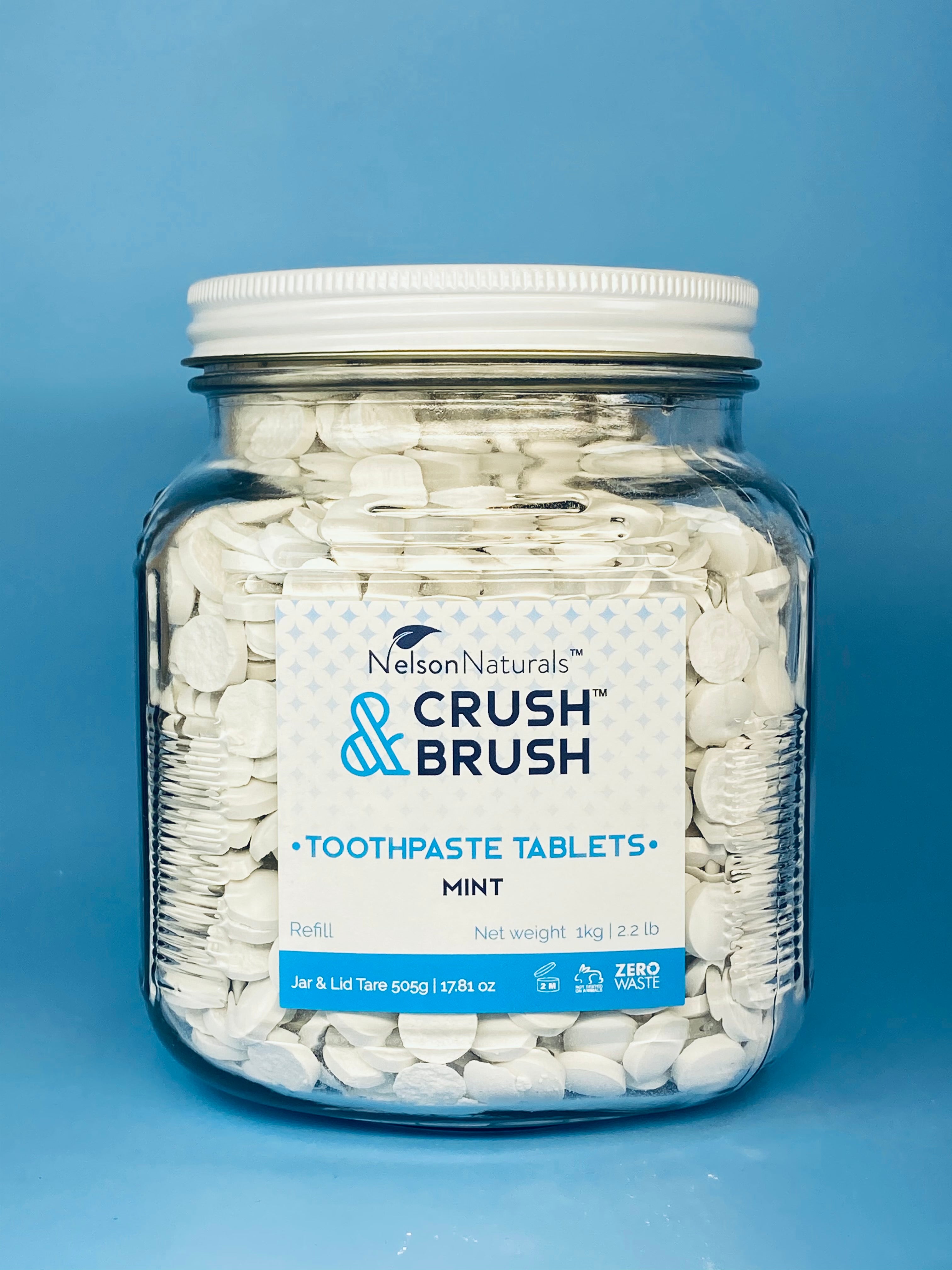 Imperfectly Perfect Tablets BULK jars (Very Limited Supply)  - nelsonnaturals remineralizing toothpaste