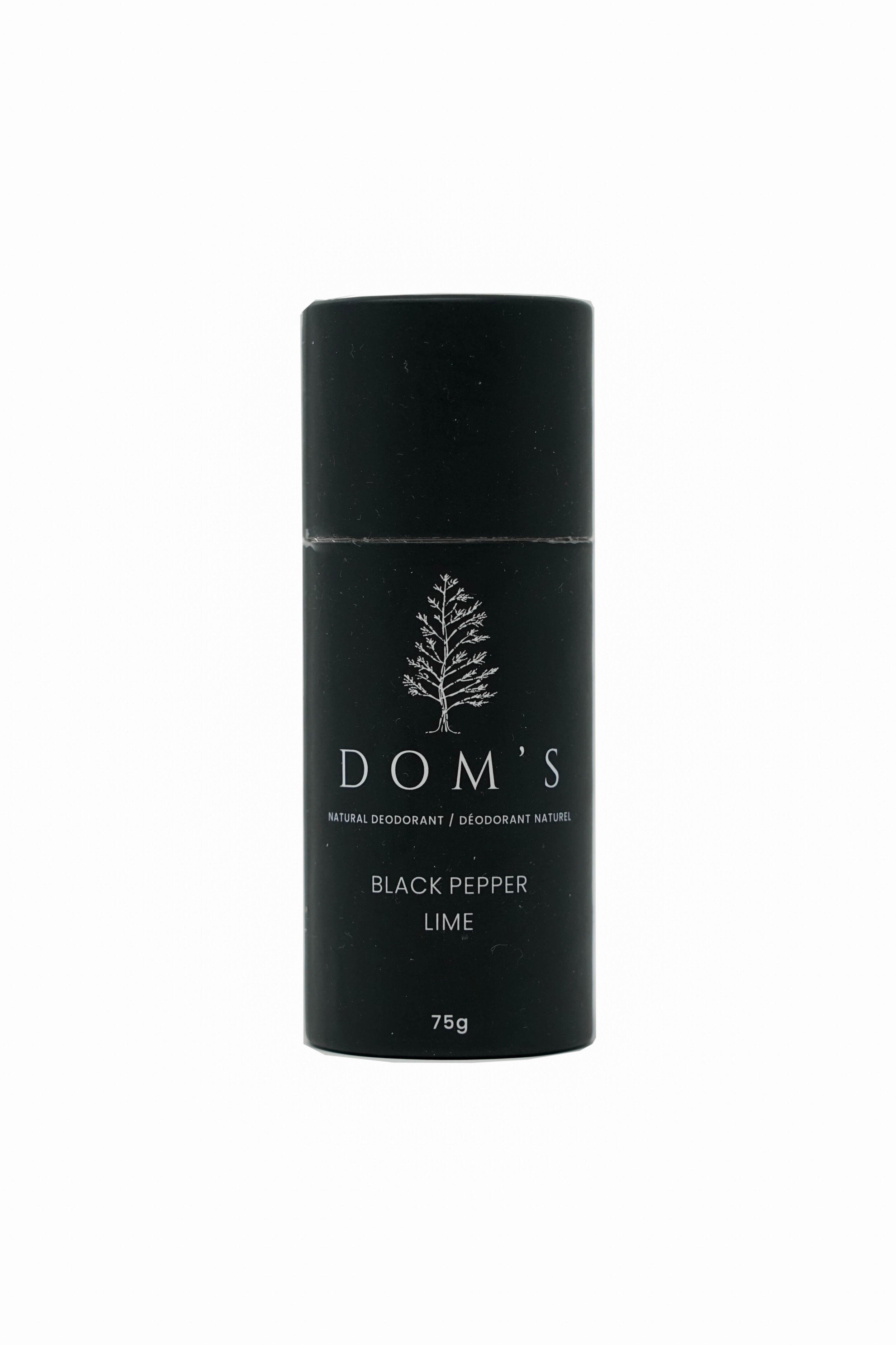 Dom's Deodorant - Black Pepper/Lime Stick 