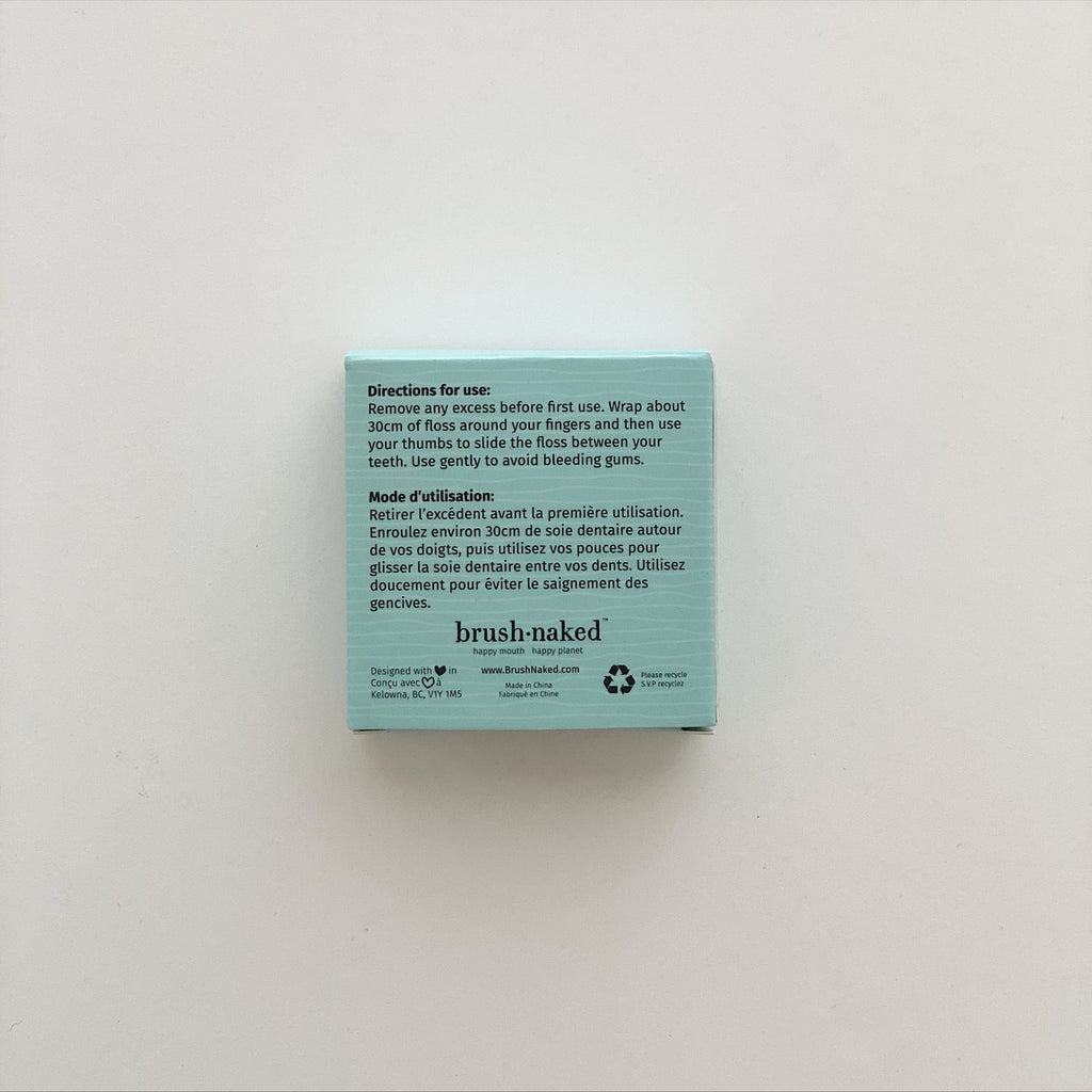 Brush Naked - Dental Floss  - nelsonnaturals remineralizing toothpaste