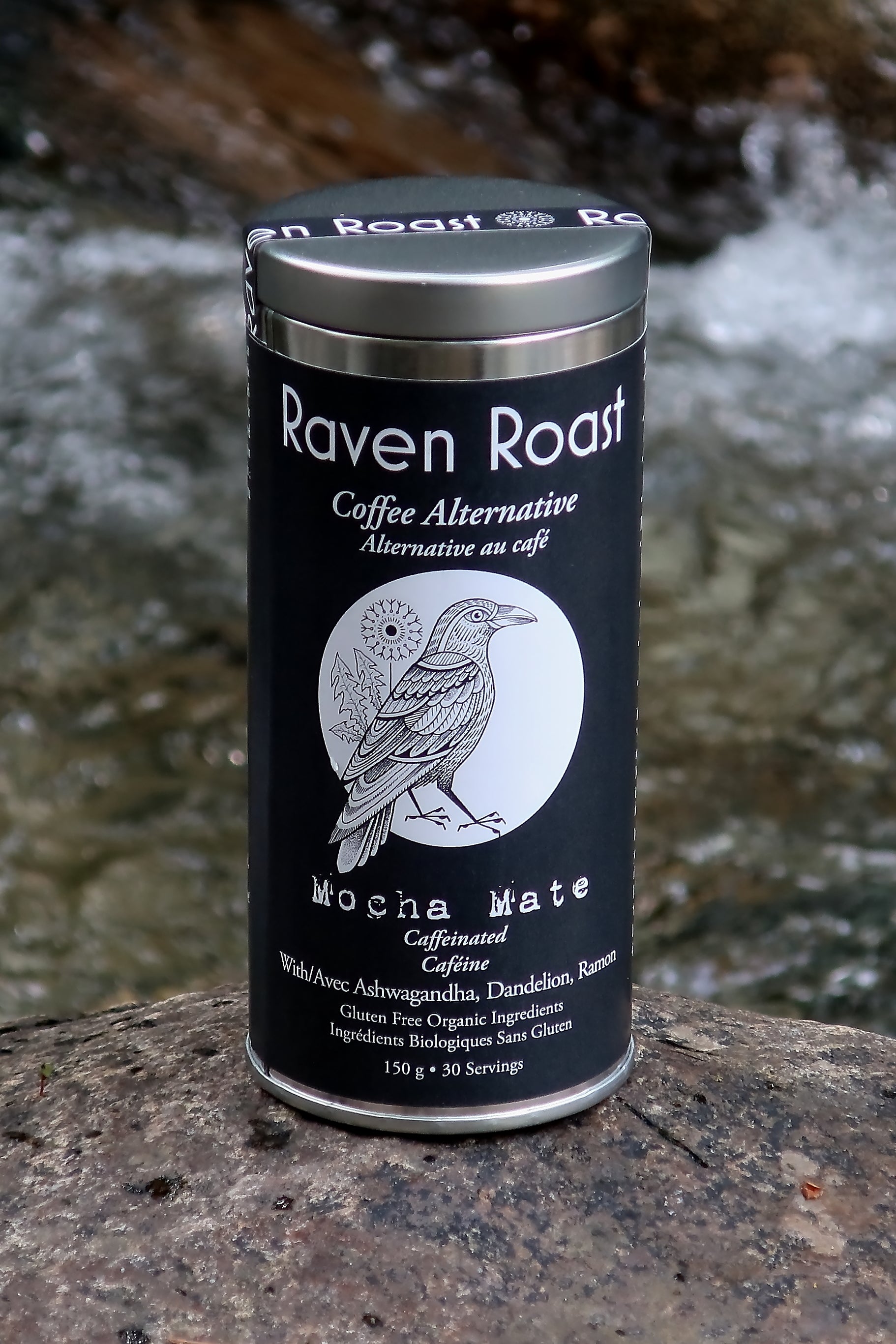 Raven Roast Mocha Mate (caffeinated) 150g Coffee Alternative - nelsonnaturals remineralizing toothpaste