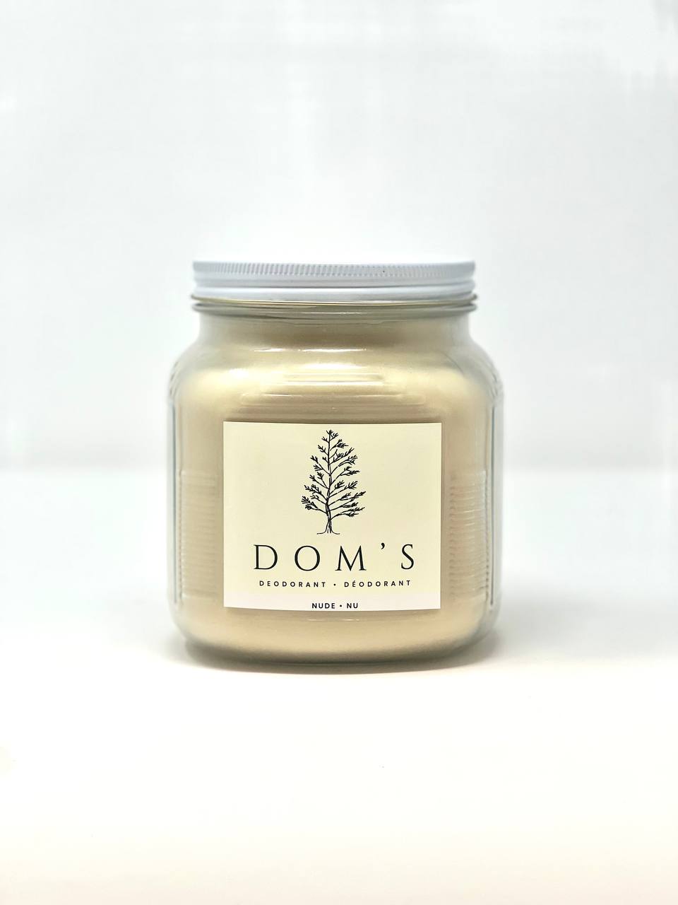 Dom's Deodorant - Nude Bulk 1.3L - WHOLESALE Deodorant - nelsonnaturals remineralizing toothpaste