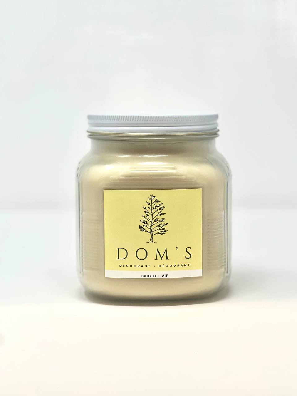 Dom's Deodorant - Bright Bulk 1.3L - WHOLESALE Deodorant - nelsonnaturals remineralizing toothpaste